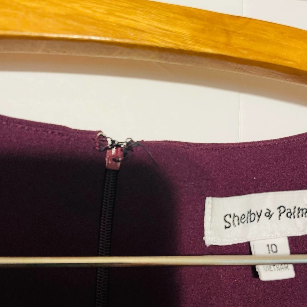 Shelby & Palmer dress, Medium size 10, Puff sleeves to elbow. - Picture 6 of 8